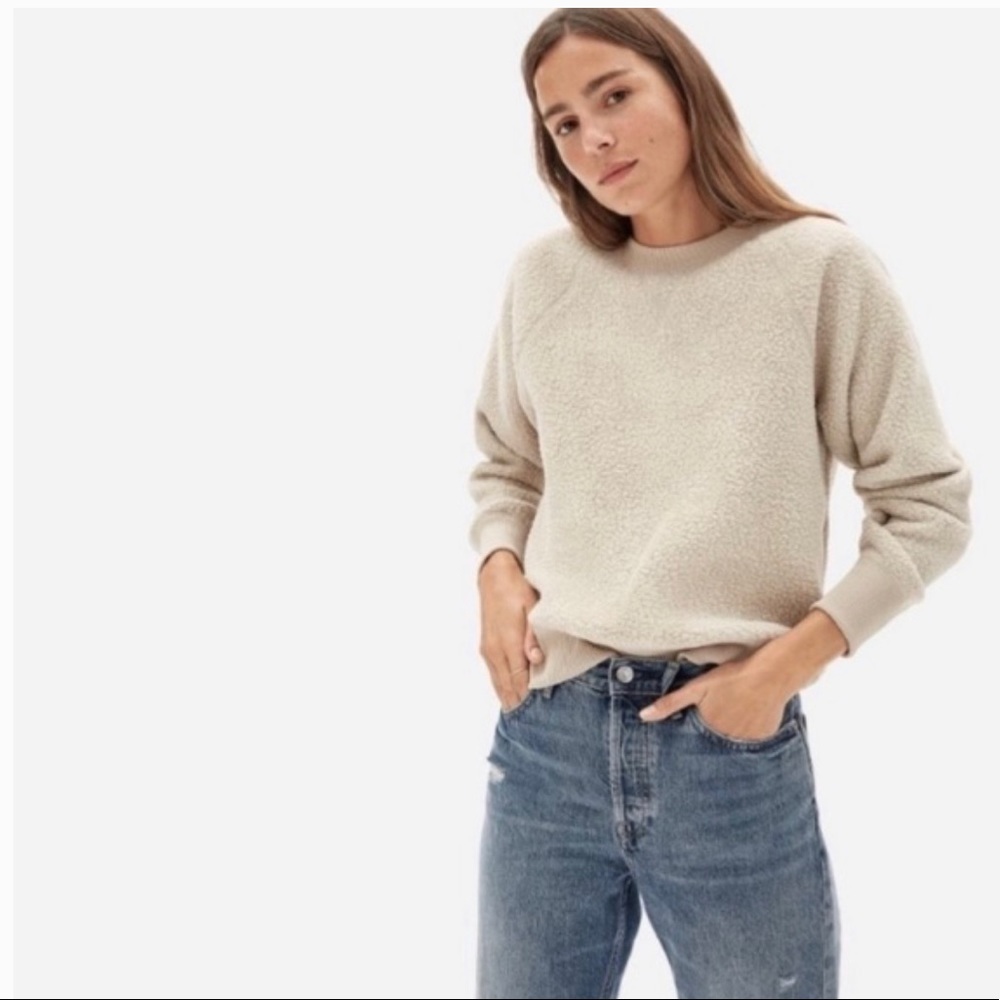Everlane teddy sweater